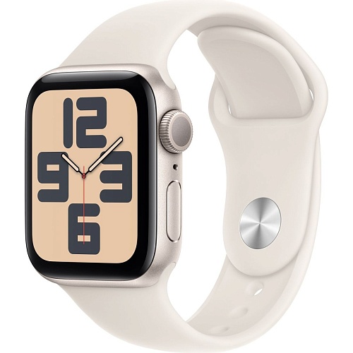 Смарт-часы Apple Watch SE 2 GPS 40mm Starlight Aluminum Case with Starlight Sport Band S/M (MXEF3)