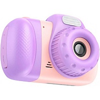 Детская фотокамера Hoco DV201 Dual Lens Pink 
