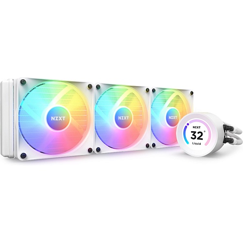 Система водяного охлаждения NZXT Kraken Elite 360 RGB White (RL-KR36E-W1)