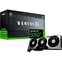 Видеокарта MSI GeForce RTX 5060 Ti 16GB VENTUS 3X OC (G506T-16V3C) EU