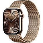 Смарт-часы Apple Watch Series 10 GPS + Cellular 42mm Gold Titanium Case with Gold Milanese Loop (MX083)