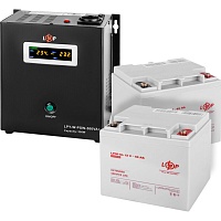 Источник бесперебойного питания (ИБП) LogicPower UPS W500VA + АКБ GL 1080W (23185)