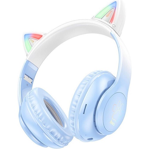 Навушники Hoco W42 Cat Ear Crystal Blue (795861) - придбати в Дніпрі, Україні: ціна, характеристики | інтернет-магазин TOUCH Навушники Hoco W42 Cat Ear Crystal Blue (795861) - придбати в Дніпрі, Україні: ціна, характеристики | інтернет-магазин TOUCH