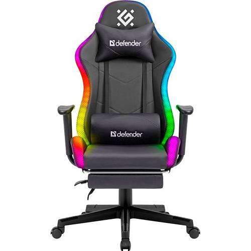 Геймерское кресло Defender Watcher RGB Black (64334)