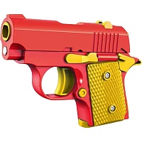 Пистолет антистресс SCQP Gravity Radish Gun M1911 Red/Yellow
