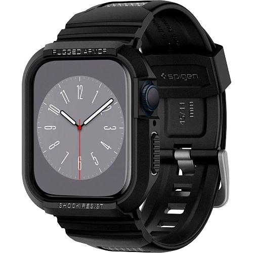 Ремінець Spigen Rugged Armor Pro для Apple Watch 44/45mm Black (062CS25324) - придбати в Дніпрі, Україні: ціна, характеристики | інтернет-магазин TOUCH