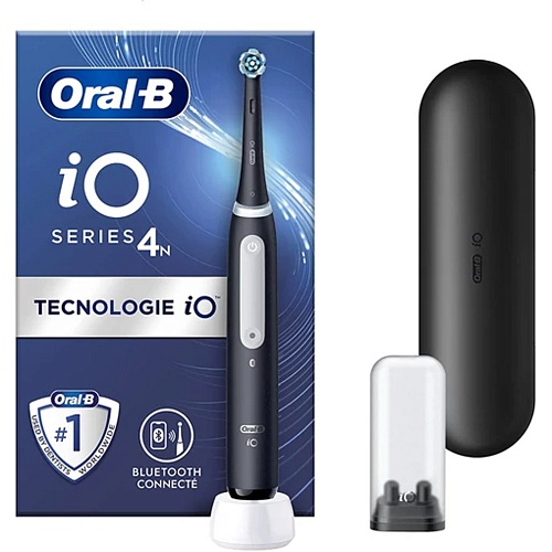 Електрична зубна щітка Oral-B iO 4 Matt Black ЄС (iOG4.1B6.2DK) - придбати в Дніпрі, Україні: ціна, характеристики | інтернет-магазин TOUCH