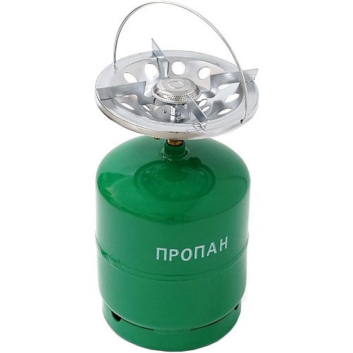 Газовый баллон Voltronic GL-7.2 + горелка 20354 Green (GB/GL-7.2G)