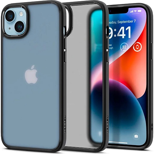 Чехол Spigen Ultra Hybrid для Apple iPhone 14 (Frost Black)