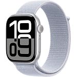 Смарт-часы Apple Watch Series 10 GPS 46mm Silver Aluminum Case with Blue Cloud Sport Loop (MWWN3)