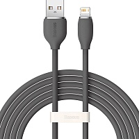 Кабель Baseus Jelly Liquid Silica Gel USB-A to Lightning 20W 2m Black (CAGD000101)