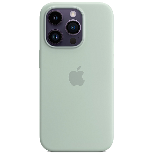 Чехол Silicone Case with MagSafe для Apple iPhone 14 Pro Succulent AAA