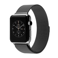 ≡ Ремінець Milanese Loop Magnetic Band для Apple Watch 38mm Black - придбати в Дніпрі, Харкові, Одессі, Запоріжжі