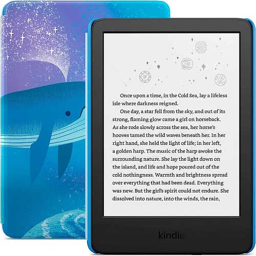 Електронна книга Amazon Kindle Kids 11th Gen 16GB 2022 with Space Whale Cover - придбати в Дніпрі, Україні: ціна, характеристики | інтернет-магазин TOUCH