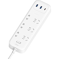 Сетевой фильтр Xiaomi Mi AIGO Power Strip with 3USB 1.8m White (AC0631) Сетевой фильтр Xiaomi Mi AIGO Power Strip with 3USB 1.8m White (AC0631)