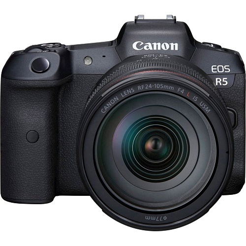 Беззеркальный фотоаппарат Canon EOS R5 Kit 24-105mm IS USM Black (4147C013) UA