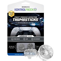 Накладки на стики KontrolFreek: Galaxy Crystal 2-pack для PS4/PS5 (B0C5PH941N)
