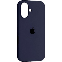 Чехол Silicone Case для Apple iPhone 16 Midnight Blue AA