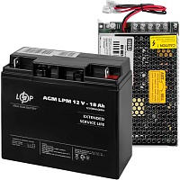 Источник бесперебойного питания (ИБП) GreenVision GV-007-UPS-A-1203-8A + АКБ 18Ah (20375)