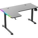 Компьютерный игровой стол GT Racer T-1217 (160x60-100x73) Black