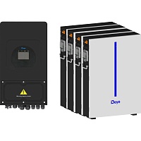 Система хранения энергии Deye SUN-6K-SG03 Black 6kW + 4 АКБ RW-M6.1-B 24.5kWh (51.2V/120Ah/6144Wh)