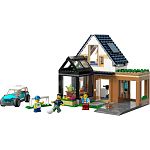 Конструктор LEGO City Семейный дом и электромобиль (60398)