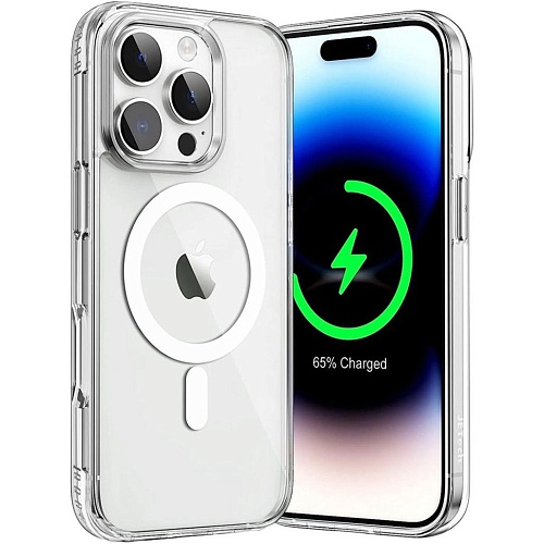 Чехол iLera Clear Case with MagSafe для Apple iPhone 16 Pro Max Transparent (iLGCLCa16PrMx)