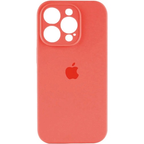 Чехол Silicone Case Camera Protect для Apple iPhone 16 Pro Max Peach AA