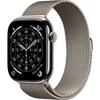 Смарт-годинник Apple Watch Series 11 GPS + Cellular 46mm Natural Titanium Case with Natural Milanese Loop S/M (MFCY4) - придбати в Дніпрі, Україні: ціна, характеристики | інтернет-магазин TOUCH