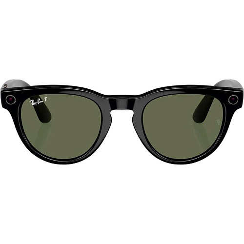 Смарт-очки Ray-Ban Meta Headliner Shiny Black Frame/Green Lenses (RW4009F 601/9A 50-23)