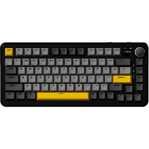 Клавиатура Ajazz AK820 MAX Magnetic Switches Black (AK820MAX-M-BGY)