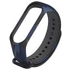Ремешок силиконовый для Xiaomi MI Band 3/4 (Khaki Blue)