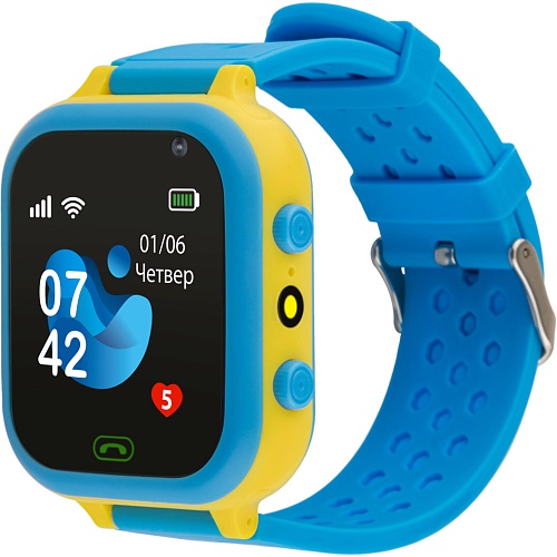 Дитячий смарт-годинник AmiGo GO009 Camera + LED Blue/Yellow - придбати в Дніпрі, Україні: ціна, характеристики | інтернет-магазин TOUCH