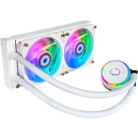 Система водяного охлаждения Cooler Master MasterLiquid PL240 Flux White Edition (MLY-D24M-A23PZ-RW) UA Система водяного охлаждения Cooler Master MasterLiquid PL240 Flux White Edition (MLY-D24M-A23PZ-RW) UA