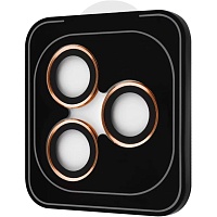 Защитное стекло на камеру Proove Achilles для Apple iPhone 17 Pro/17 Pro Max Orange (CPPAIP17PM30)