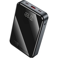Внешний аккумулятор Hoco Q30A 20000mAh 130W Metal Gray