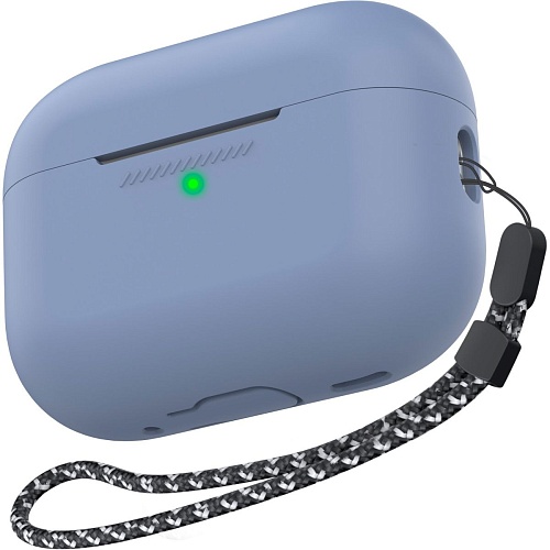 Чехол AhaStyle Colorful Silicone Case для AirPods Pro 2 Purple Blue (CP-187-2-C-PB)