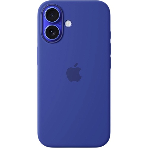 Чехол Silicone Case with MagSafe для Apple iPhone 16 Ultramarine AAA