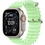Смарт-часы Apple Watch Ultra 3 49mm Natural Titanium Case with Neon Green Ocean Band (MF1V4+MGCF4)