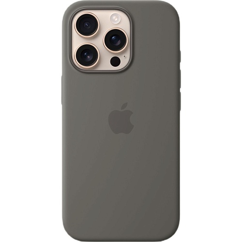 Чехол Apple Silicone Case with MagSafe для iPhone 16 Pro Stone Gray (MYYL3ZM/A)