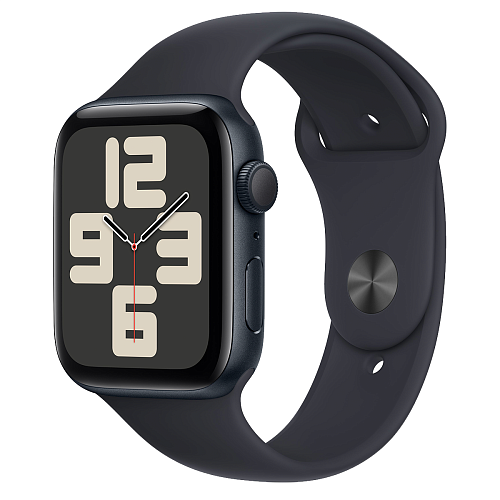 Смарт-часы Apple Watch SE 2 GPS 44mm Midnight Aluminum Case with Midnight Sport Band M/L (MRE93)