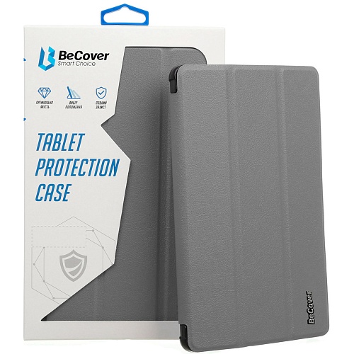 Чохол-книжка BeCover Smart Case для Lenovo Tab M10 Plus TB-125F (3rd Gen) Gray (708304) - придбати в Дніпрі, Україні: ціна, характеристики | інтернет-магазин TOUCH