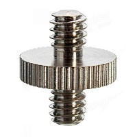 Адаптер для крепления на резьбу SHOOT 1/4 - 1/4 (папа-папа) для экшн-камер