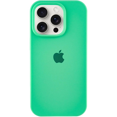 Чехол Silicone Case для Apple iPhone 16 Pro Max Spearmint АА