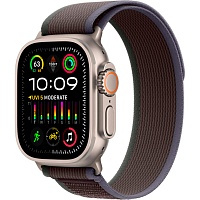 Смарт-часы Apple Watch Ultra 2 49mm Natural Titanium Case with Blue/Black Trail Loop S/M (MRF53)