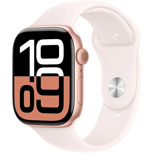 Смарт-годинник Apple Watch Series 10 GPS 46mm Rose Gold Aluminum Case with Light Blush Sport Band S/M (MWWT3) - придбати в Дніпрі, Україні: ціна, характеристики | інтернет-магазин TOUCH