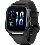Смарт-часы Garmin Venu Sq 2 Music Edition Slate Aluminium Bezel with Black Case and Silicone Band (010-02700-10)