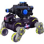 Радиоуправляемый робот JJRC Q187-B Light Spray Stunt Robot Dog Grey/Green