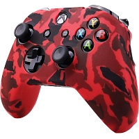 Чехол на геймпад Dobe Silicone Case для Xbox Series X/S Controller Red Camouflage Чехол на геймпад Dobe Silicone Case для Xbox Series X/S Controller Red Camouflage