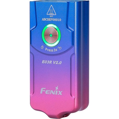 Фонарик Fenix E03R V2.0 Lilac (E03RV20PUR) 